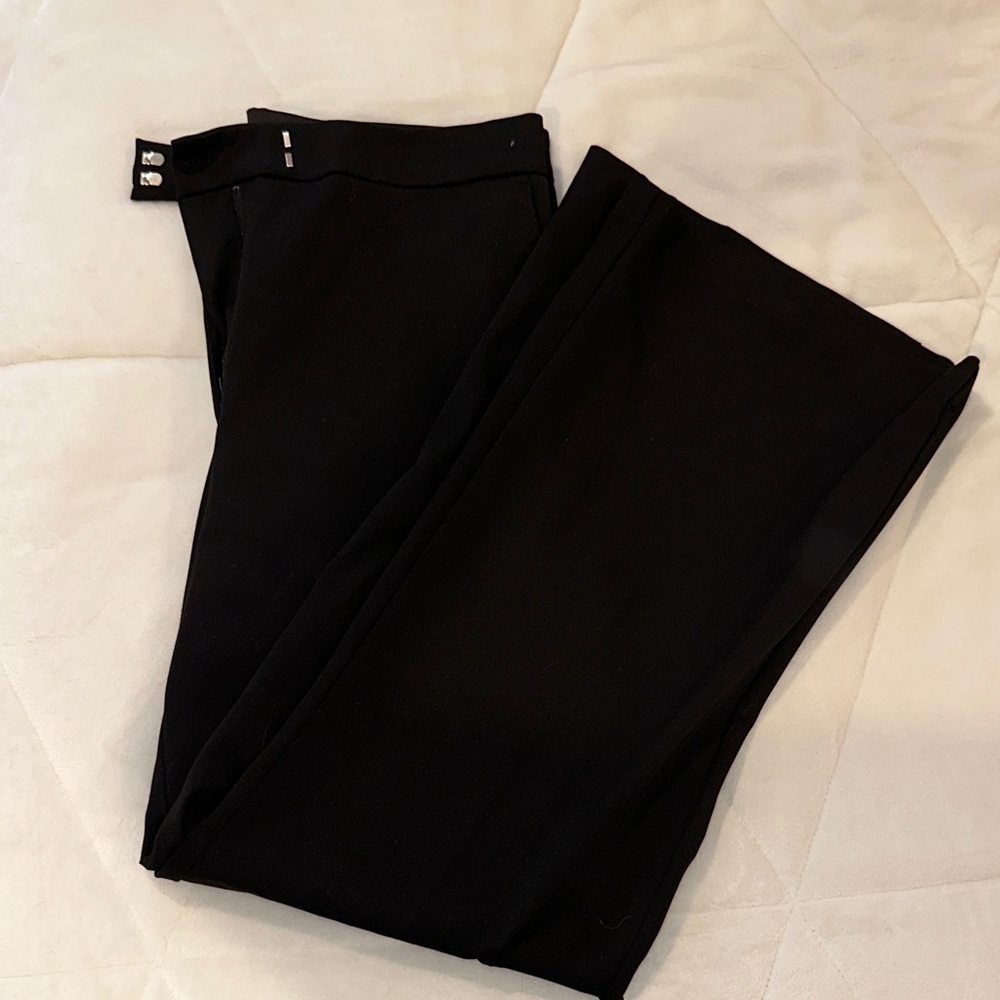 H&M Black Straight Leg Pants